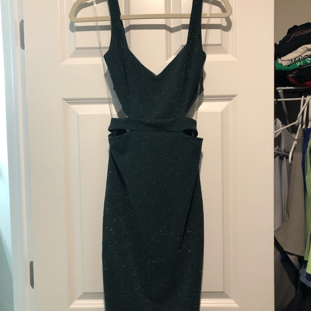 Hunter green dress